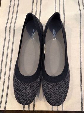 allbirds Charcoal Knit Ballet Flats — Women's Slip-On Flats
